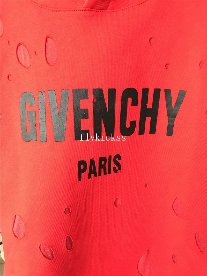 Givenchy Red Hoodie